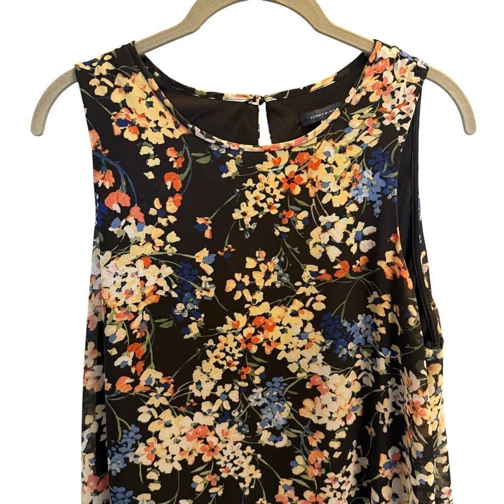 Tommy Hilfiger floral flowy dress size 12 - Picture 2 of 4